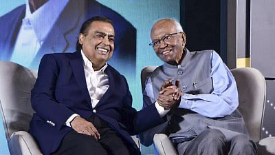 With RIL Chairman and MD Mukesh Ambani