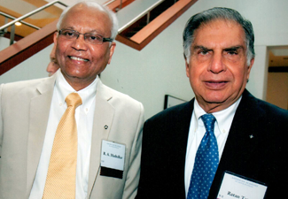 With Sir Ratan Tata
