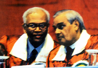 With Atal Bihari Vajpayeeji