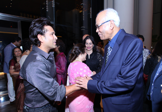 With Sachin Tendulkar